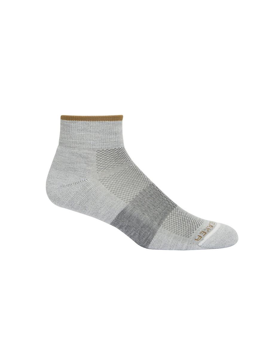 Chaussettes Icebreaker Merino Multisport Light Mini Homme Blanche Grise | FR 1032BEXC